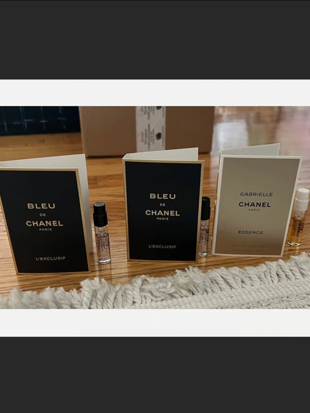 3x Chanel Bleu De Chanel L’exclusif/Gabrielle Essence 1.5ml